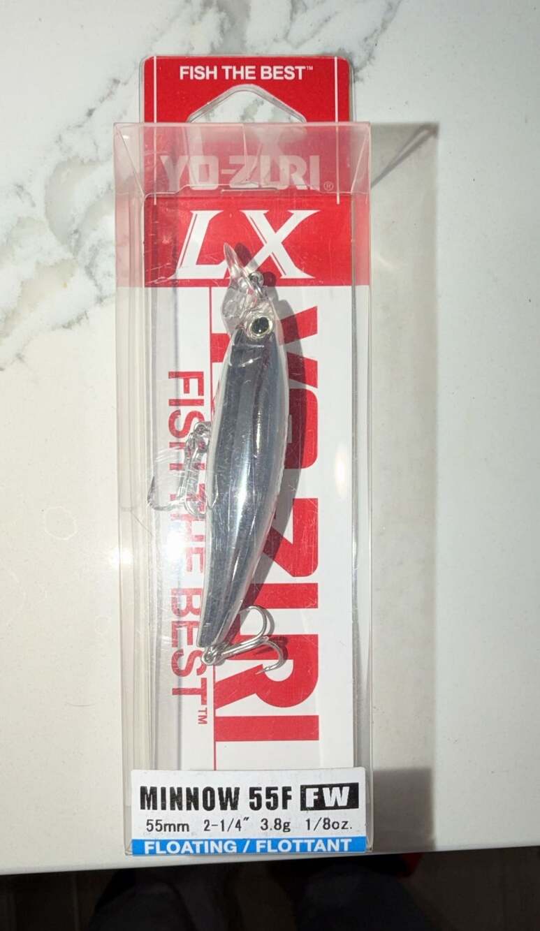 Yo-Zuri LX Minnow 55F FW Floating Silver Minnow 55mm 3.8g